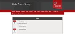 Desktop Screenshot of christchurchsidcup.org.uk